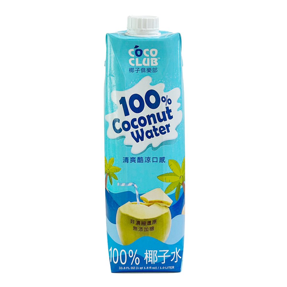 KOH 酷椰嶼 椰子俱樂部100%椰子水 1Lx1箱(共12入)