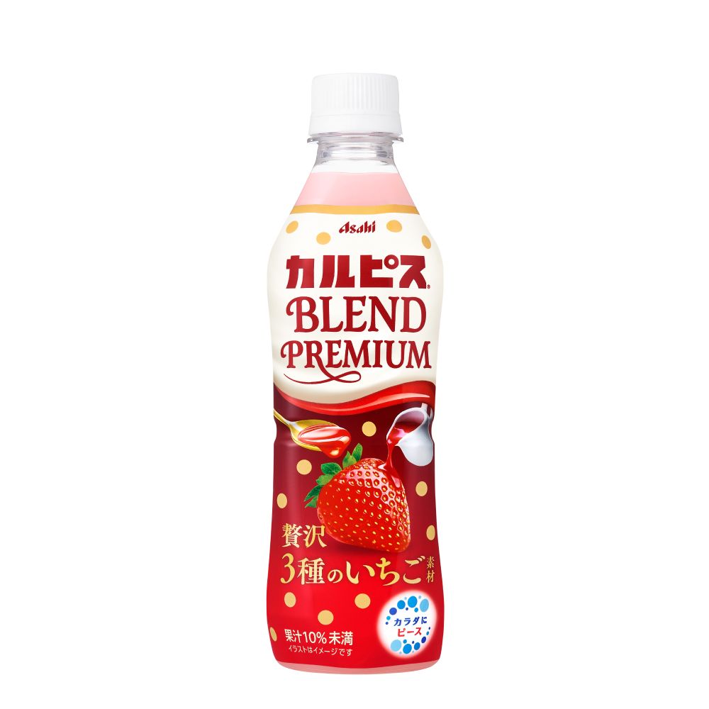 Asahi 朝日 可爾必思贅澤特調草莓乳酸菌飲料 430ml-24入
