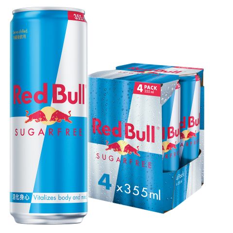 Red Bull 紅牛無糖能量飲料 355ml (4入/組)