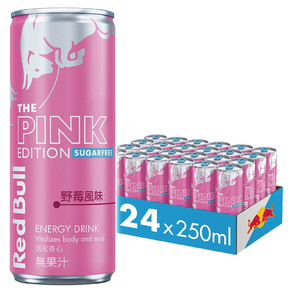 Red Bull 紅牛野莓風味無糖能量飲料 250ml 24罐/箱