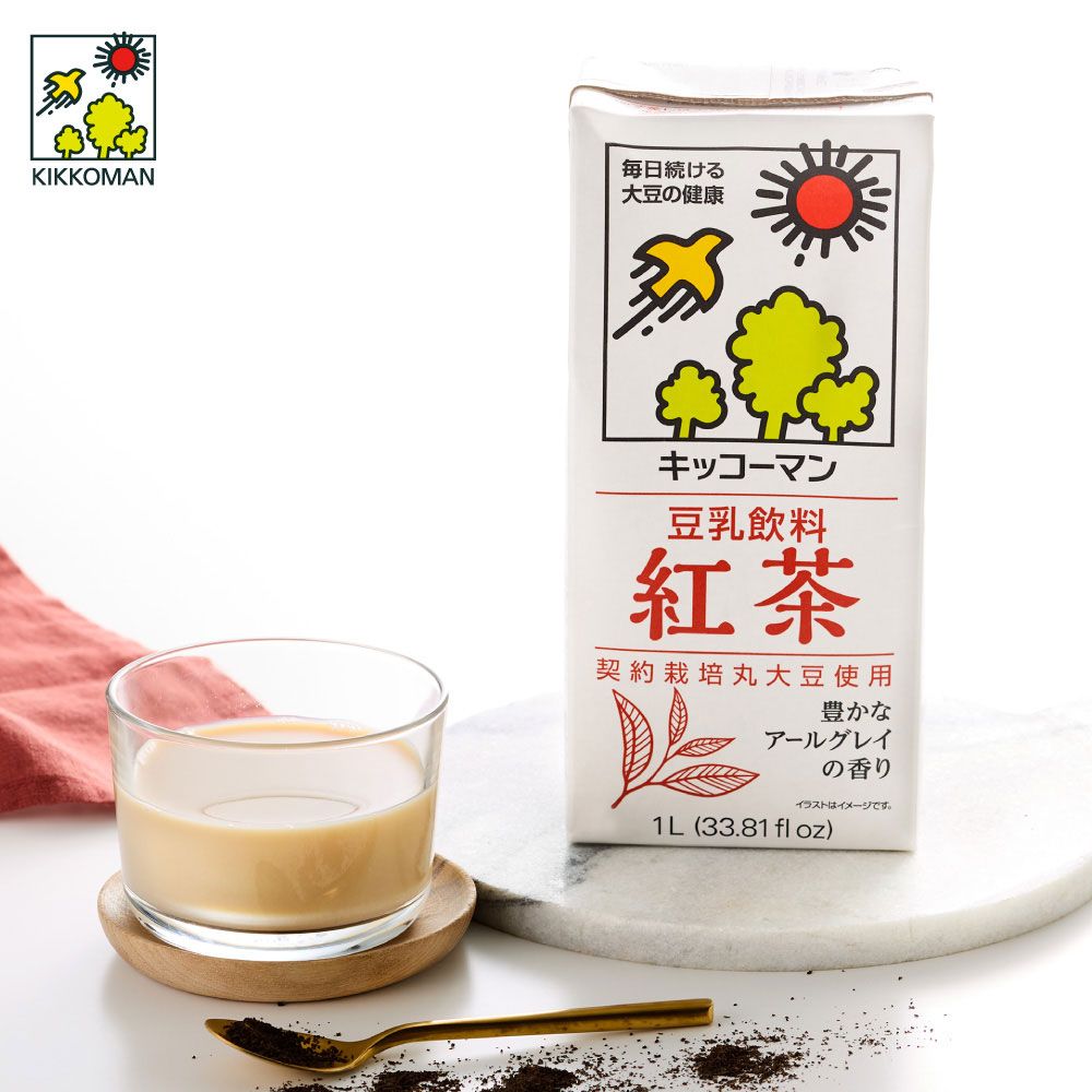 龜甲萬 龜甲萬豆乳豆奶-紅茶風味 (1000ml*6入)