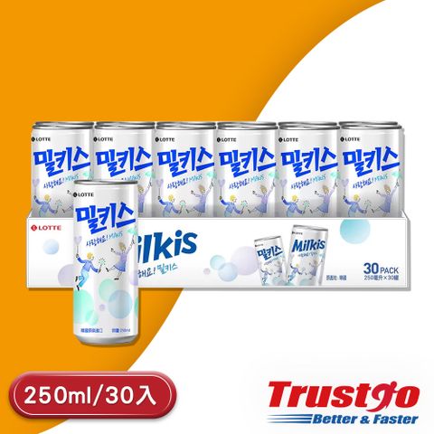 【美式賣場】樂天 優格風味碳酸飲(250mlx30入)