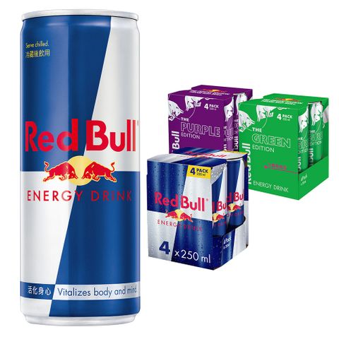 Red Bull 【 紅牛】能量飲料 250ml (4入/組)