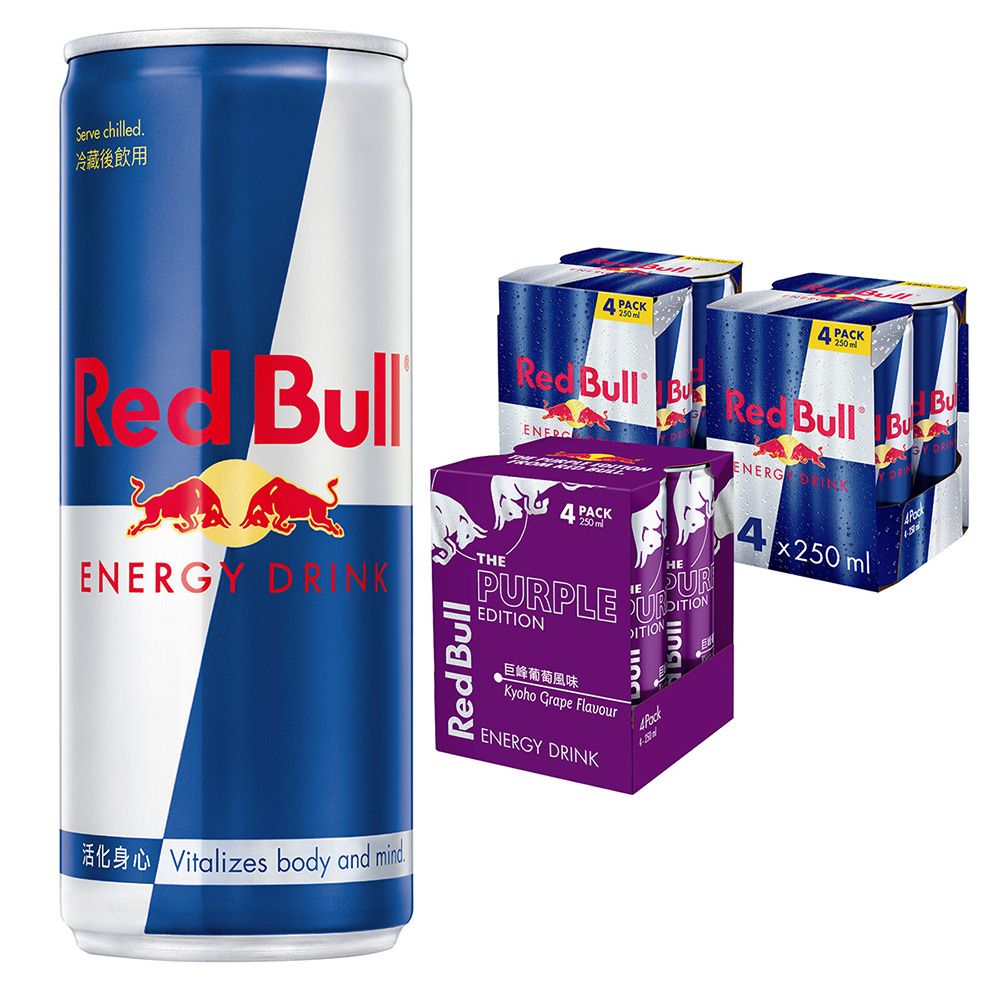 Red Bull 【 紅牛】能量飲料 250ml (4入/組)