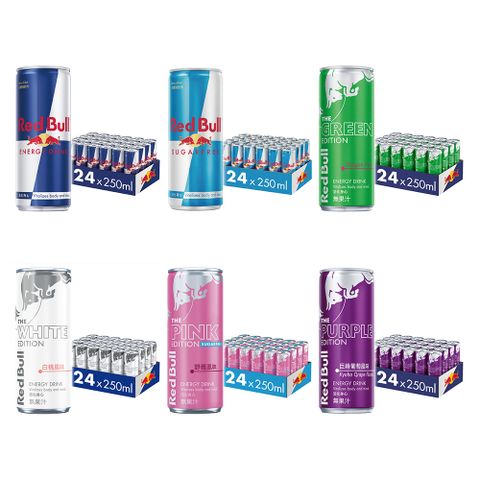 【Red Bull 紅牛】能量飲料 250ml (24罐/箱) (任選)