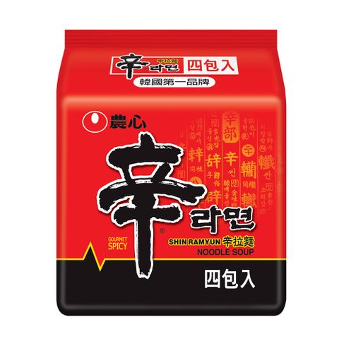 韓國農心辛拉麵(4入)