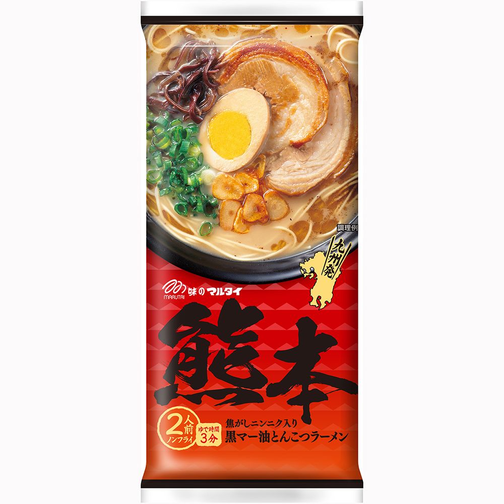 丸太  熊本黑麻油豚骨拉麵(186g)