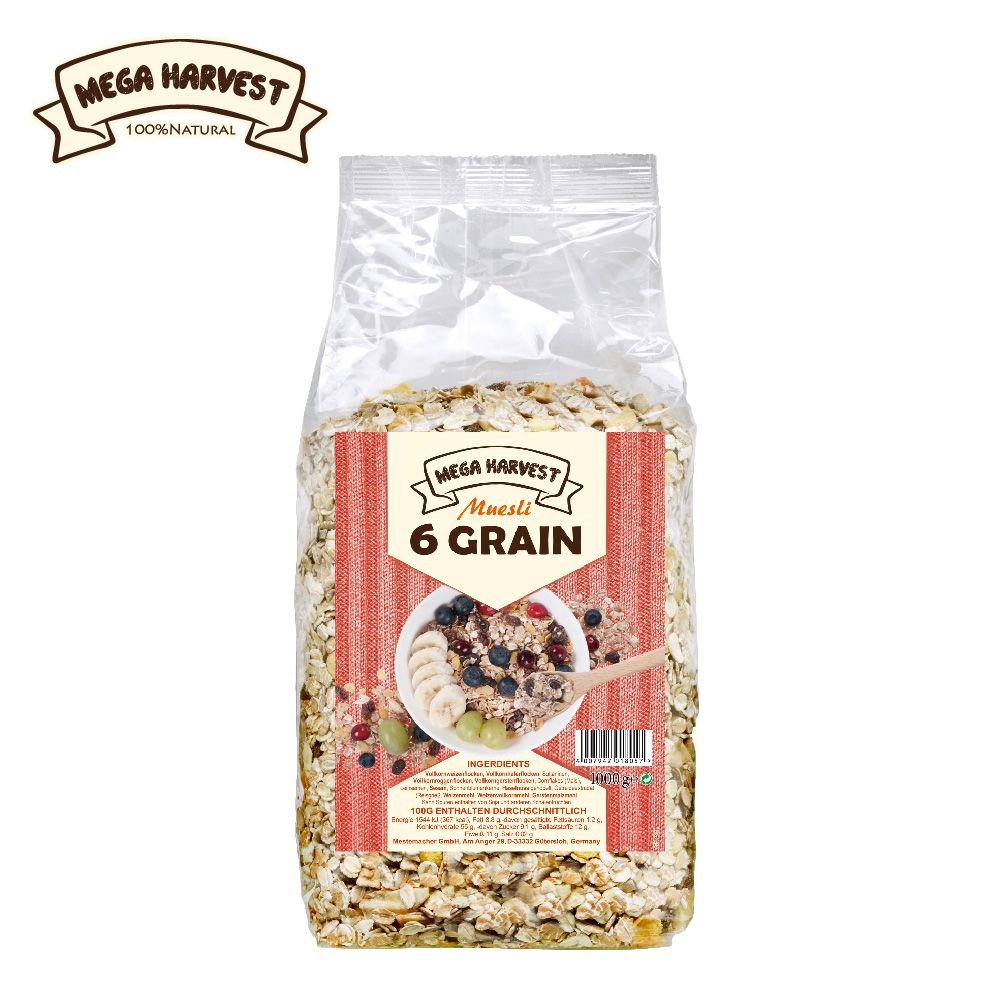 Mega Harvest 德國天然什錦穀片1kg