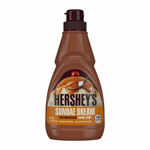美國巧克力醬第一大品牌好時焦糖風味聖代醬15oz(425G)
