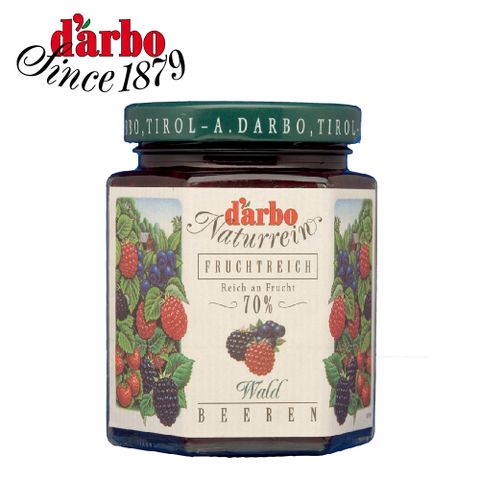 d'arbo Darbo 奧地利70%果肉高品質森林莓果果醬 200g