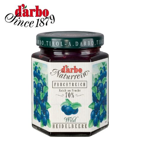 d'arbo Darbo 奧地利70%果肉高品質蒂羅爾藍莓果醬 200g