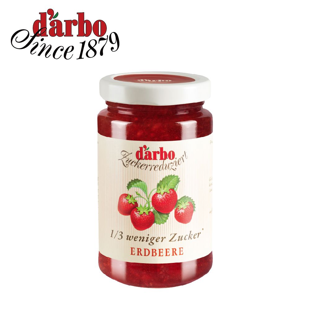 d'arbo Darbo 80%果肉減糖草莓果醬 250g