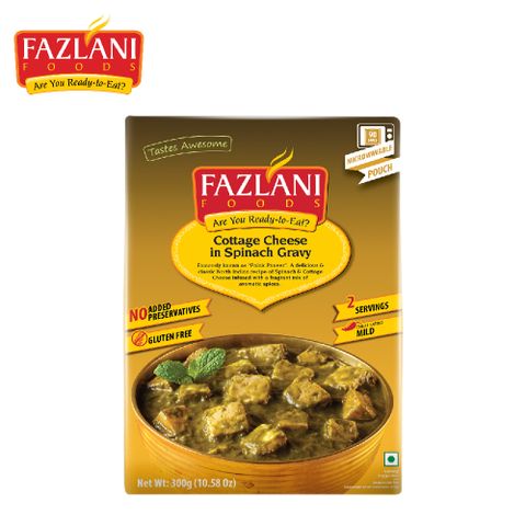 Fazlani 印度菠菜燴起司即食調理包 300g