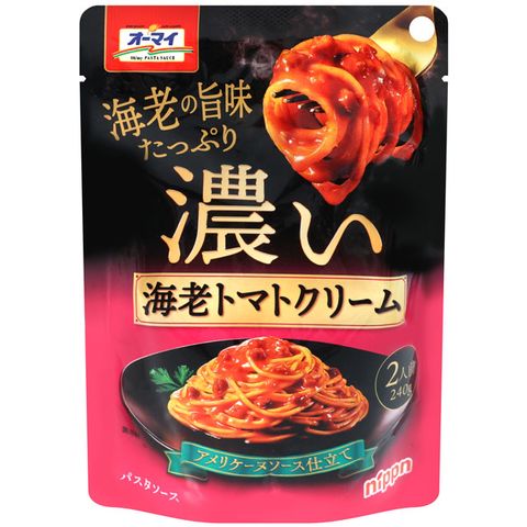 日本製粉 濃郁義麵醬-鮮蝦茄汁奶油風味 (240g)