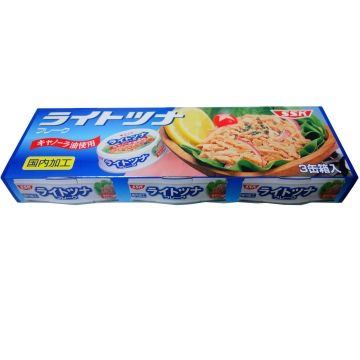日本暢銷魚罐SSK油漬鮪魚罐70gx3
