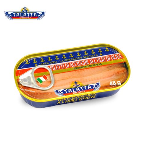 【TALATTA】義大利 小鯷魚 48g (鯷魚 鯷魚罐頭 魚罐頭 進口魚罐頭)