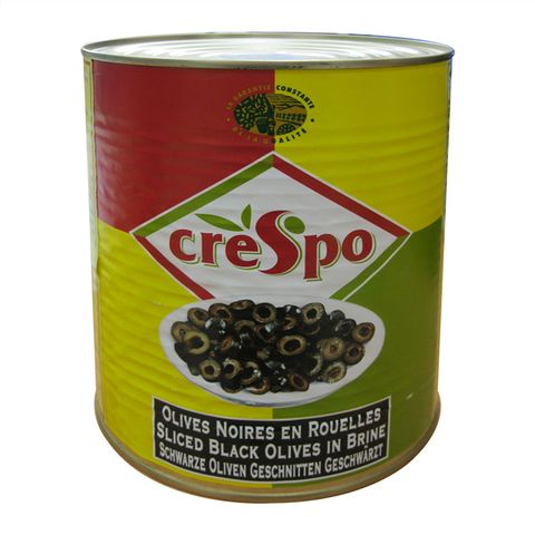 Crespo 瑰寶切片黑橄欖 2820g