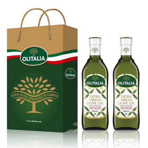(Olitalia)奧利塔特級初榨橄欖油禮盒組(750mlx2瓶)