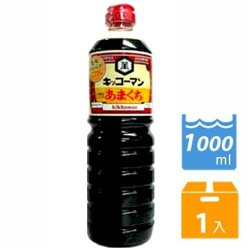 日本龜甲萬醬油1L-甘口(1000ml)