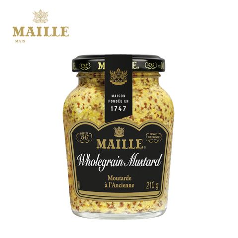 【法國 MAILLE】魅雅 芥茉籽醬 210g 來自法國芥末醬領導品牌！