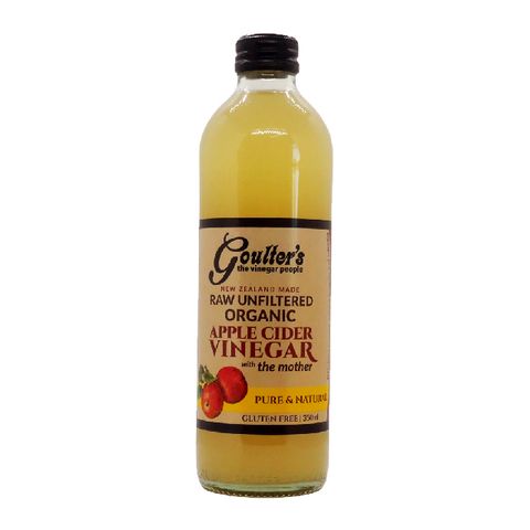 紐西蘭Goulter’s Vinegar 有機蘋果醋(未過濾)350ml