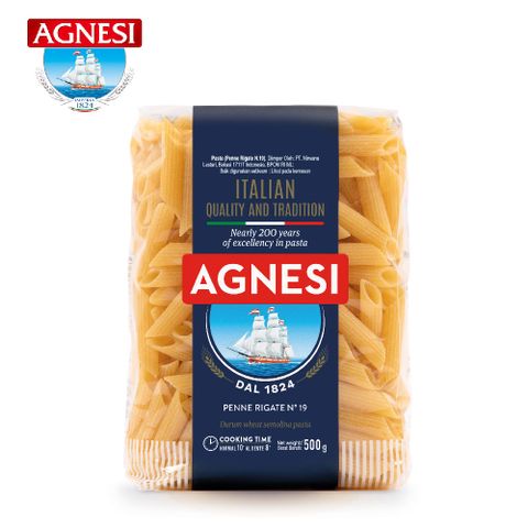 Agnesi 雅帆義大利筆尖麵 500g