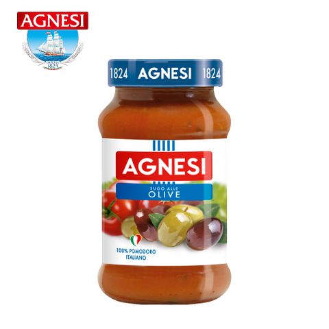 Agnesi 蕃茄橄欖義大利麵醬 400g