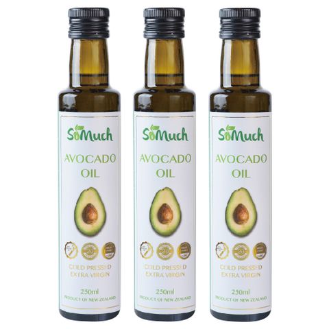 【壽滿趣-Somuch】頂級冷壓初榨酪梨油(250ml x3)