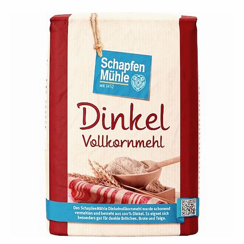 【德國Schapfen mühle】斯佩爾特全麥麵粉1KG