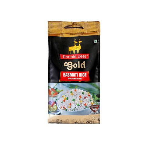 【印度Double Deer】巴斯馬蒂香米Gold Basmati Rice（5kg）