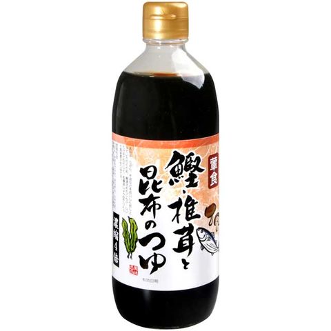 Tiger醬油 萬榮堂鰹魚香菇昆布麵味露 (500ml)
