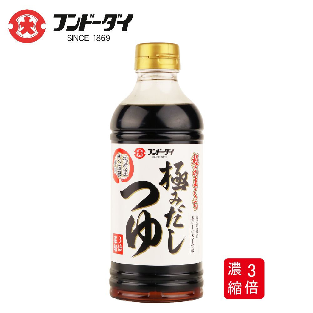 FUNDODAI  日本九鰹魚3倍濃縮麵味露 500ml