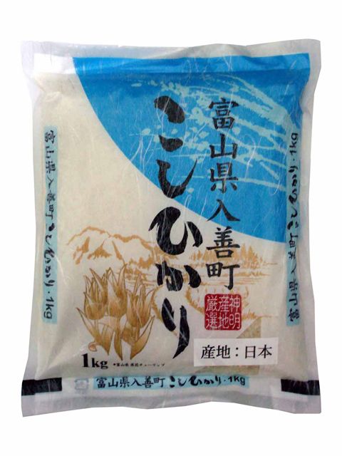 富山 入善越光米1kg