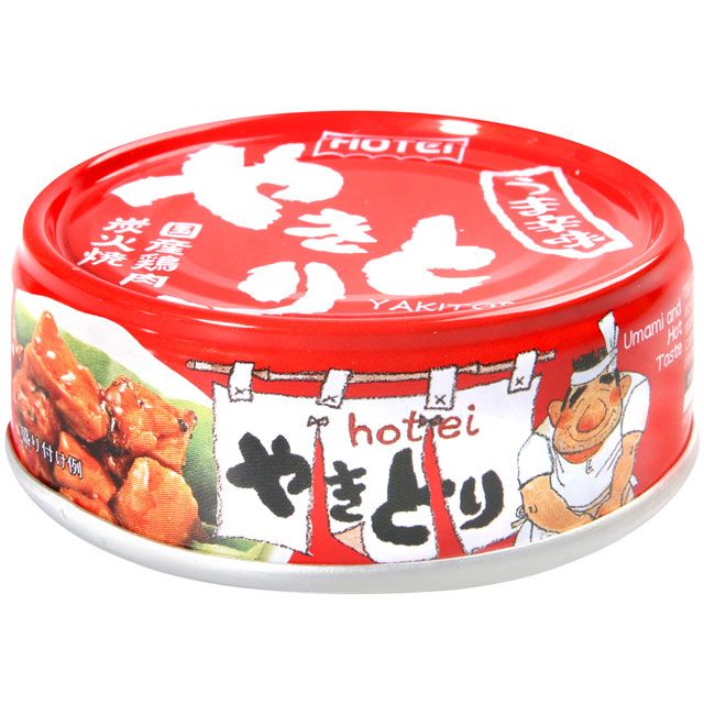  HOTEi 燒烤雞肉罐-辣味 (75g)