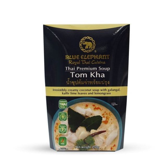 BLUE ELEPHANT 藍象 聚會來點異國風味 [泰國購物] 宮廷料理包 - Tom Kha 酸辣南薑椰奶湯 250g  (1~2人份)【有效期限2024/9/13】