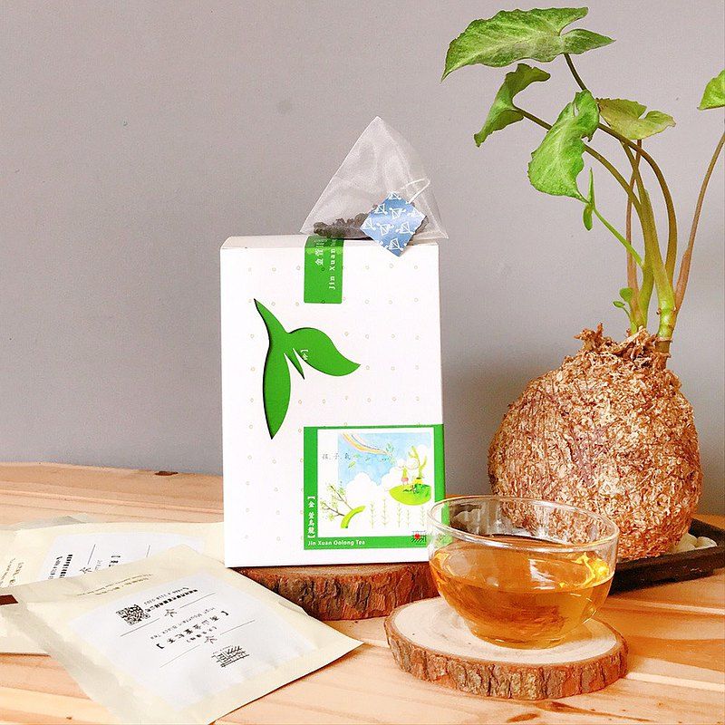 Wu Tsang 無藏茗茶 【無藏故事茶】金萱烏龍茶孩子氣故事茶10入裝三角立體茶包*2盒