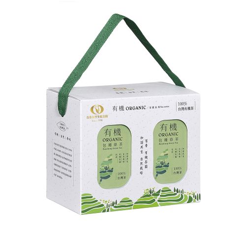 baihsiang 百香 有機包種綠茶(直條形茶葉) 85gX2入 茶葉禮盒