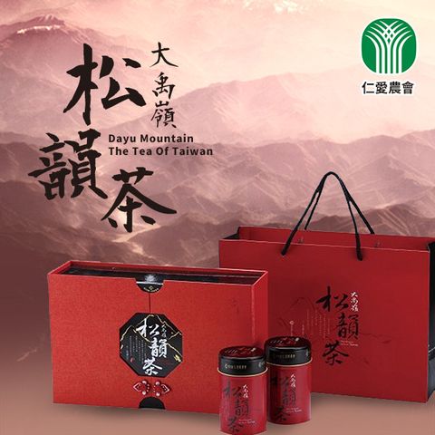 【仁愛農會】大禹嶺松韻茶禮盒X1盒(100gX3罐/盒)