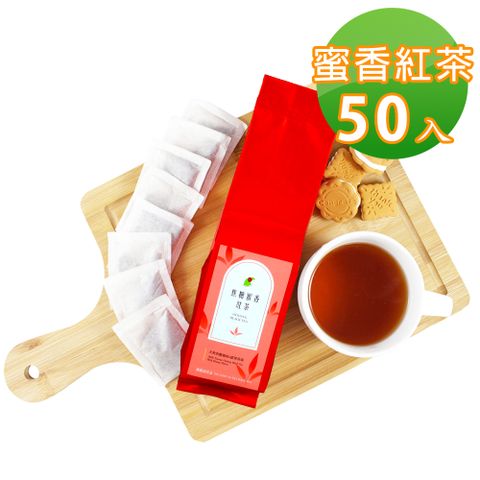 龍源茶品 茶農職人經典台灣-蜜香潤甜紅茶茶包2gx50入