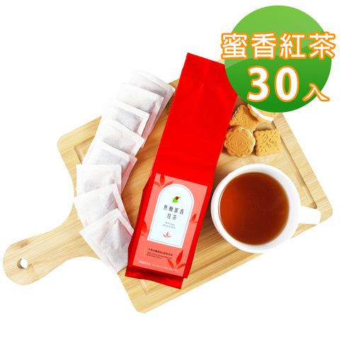 【龍源茶品】茶農職人經典台灣-蜜香潤甜紅茶茶包2gx30入
