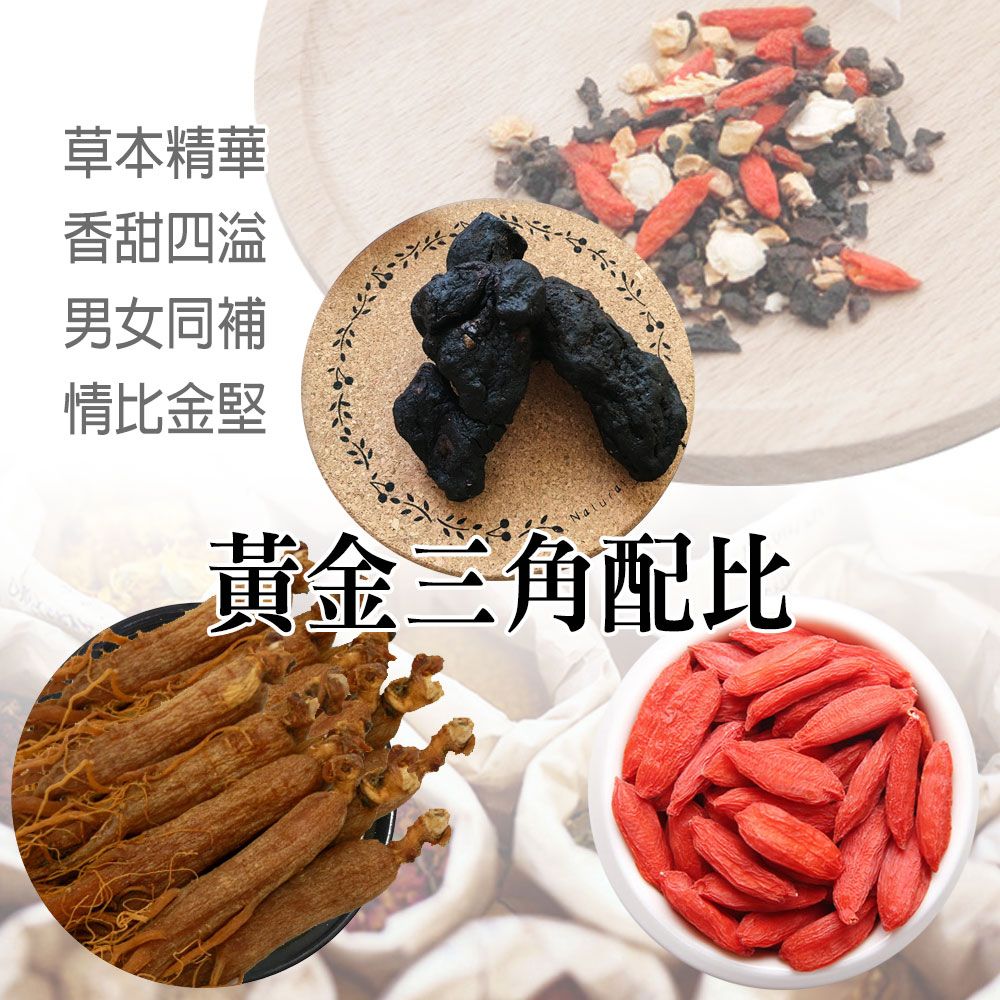  【蔘大王】黑人蔘黃精養精茶包X1組6gX10入/組男人私房茶包 精力充沛 為愛充電