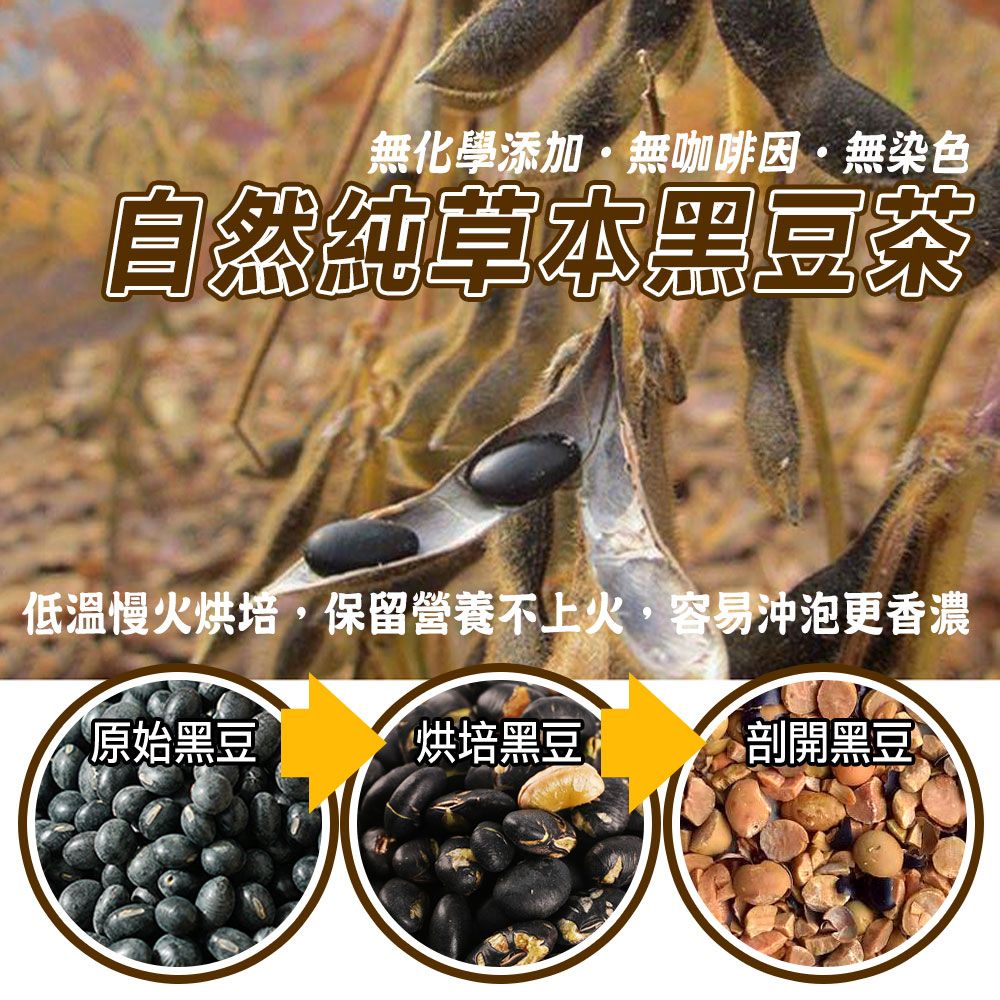  【蔘大王】真厚味破壁開仁純黑豆茶包X2組6gX20入/組草本潔淨 輕盈順暢 幫助消化 促進代謝