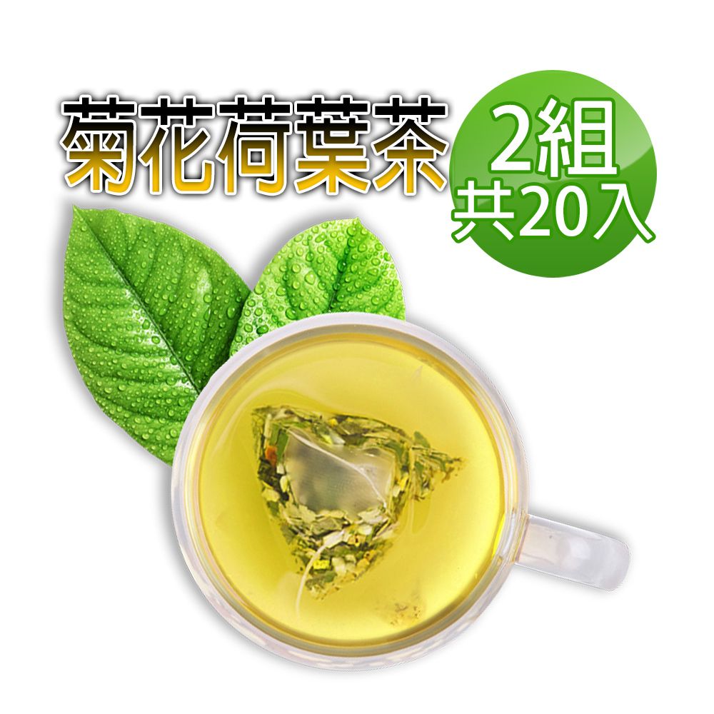  【蔘大王】菊花荷葉降降茶包X2組6gX10入/組油切神隊友 揮別油油膩膩