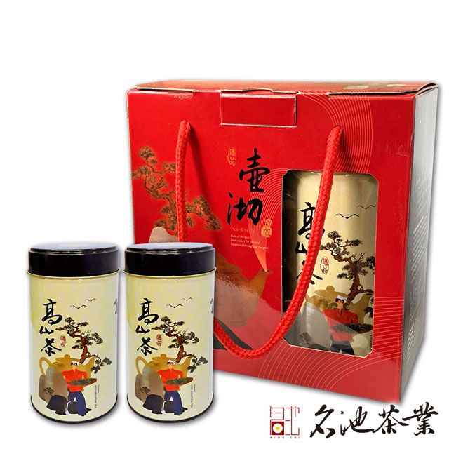 MingChi Tea 名池茶業 壺沏手採高山茶提盒-阿里山+杉林溪(150gx2)