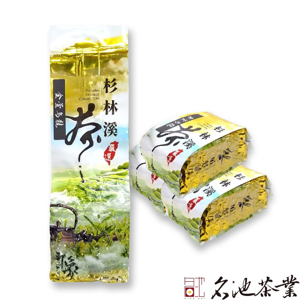MingChi Tea 名池茶業 佳沁天然奶香杉林溪金萱烏龍茶葉 150gx4包(1斤)