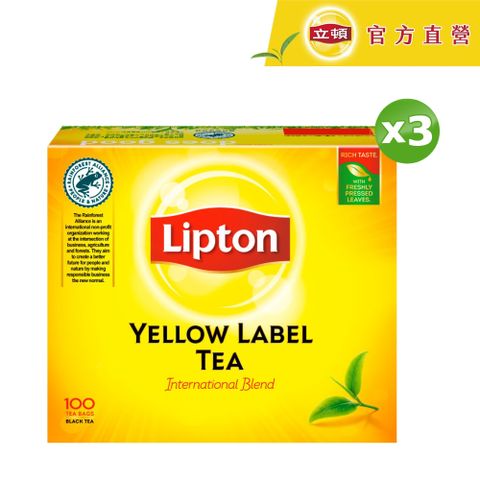 Lipton 立頓 黃牌精選紅茶(2gx100入)x3盒