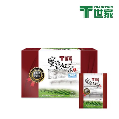 ◤可冷泡◢《T世家》台灣優質茶區蜜香紅茶2g*75入