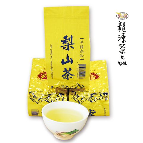 【龍源茶品】梨山嚴選手採高冷青高山烏龍茶葉3包組(150g/包-共450g/附提袋)