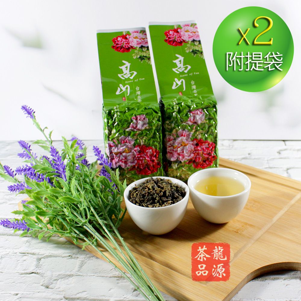 龍源茶品 杉林溪茶香雋久高山茶2包組/無焙火(150g/包)-共300g/附提袋