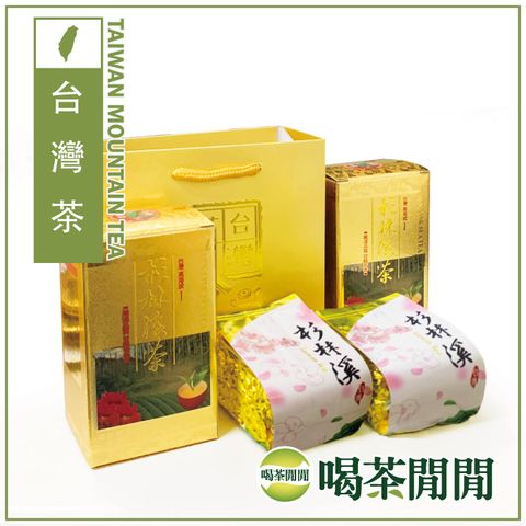 【喝茶閒閒】杉林溪高山烏龍茶禮盒(150gx4入)